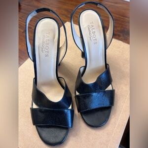 Nine West Black Sandal Heels